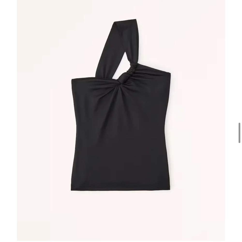 Abercrombie Black One-Shoulder Top
